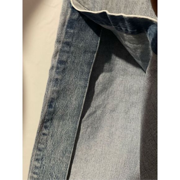 Levis Ribcage split flare womens jeans 27 faded blue - Picture 9 of 14